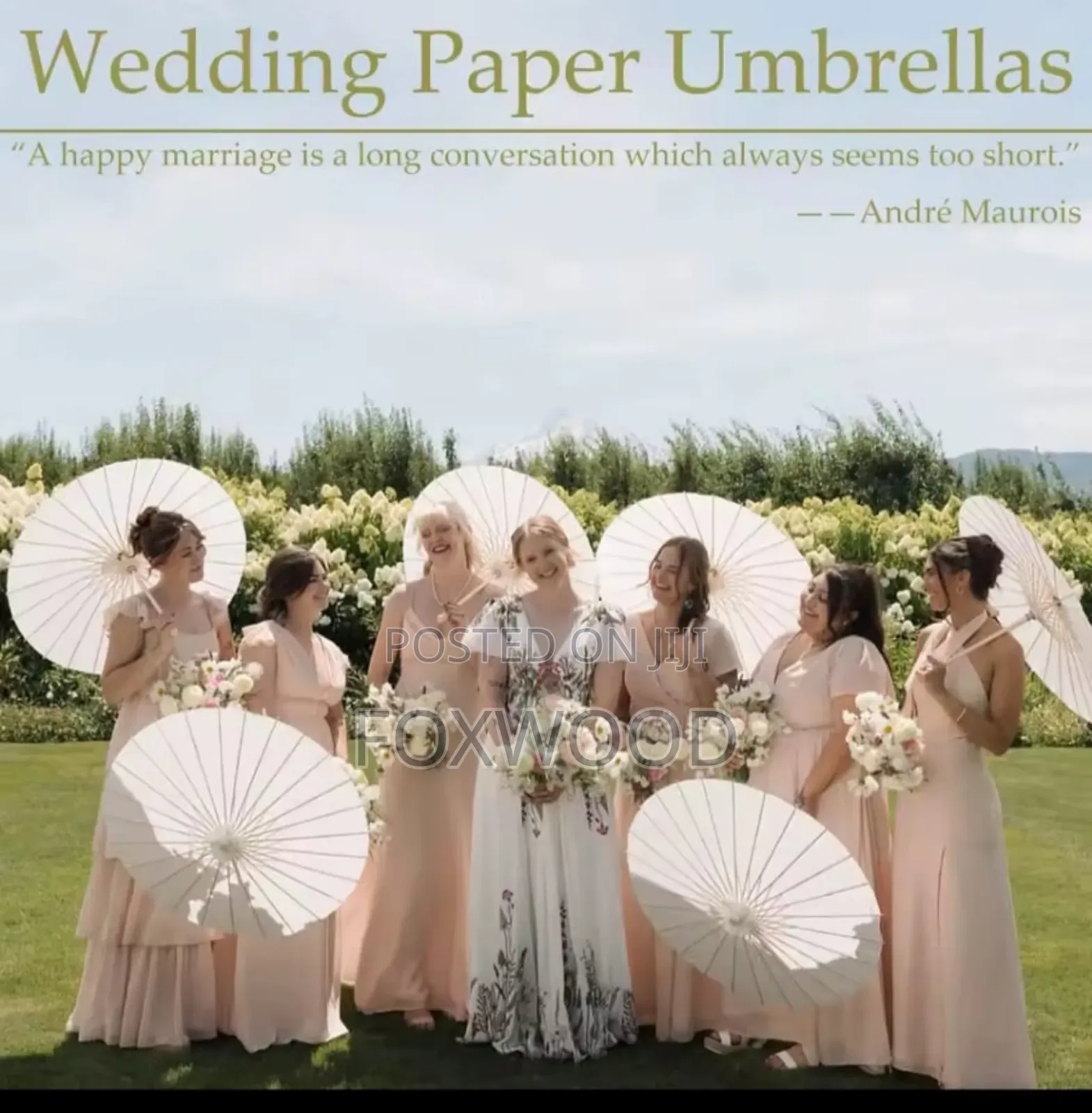 60cm Paper Parasol Umbrella 60/80cm