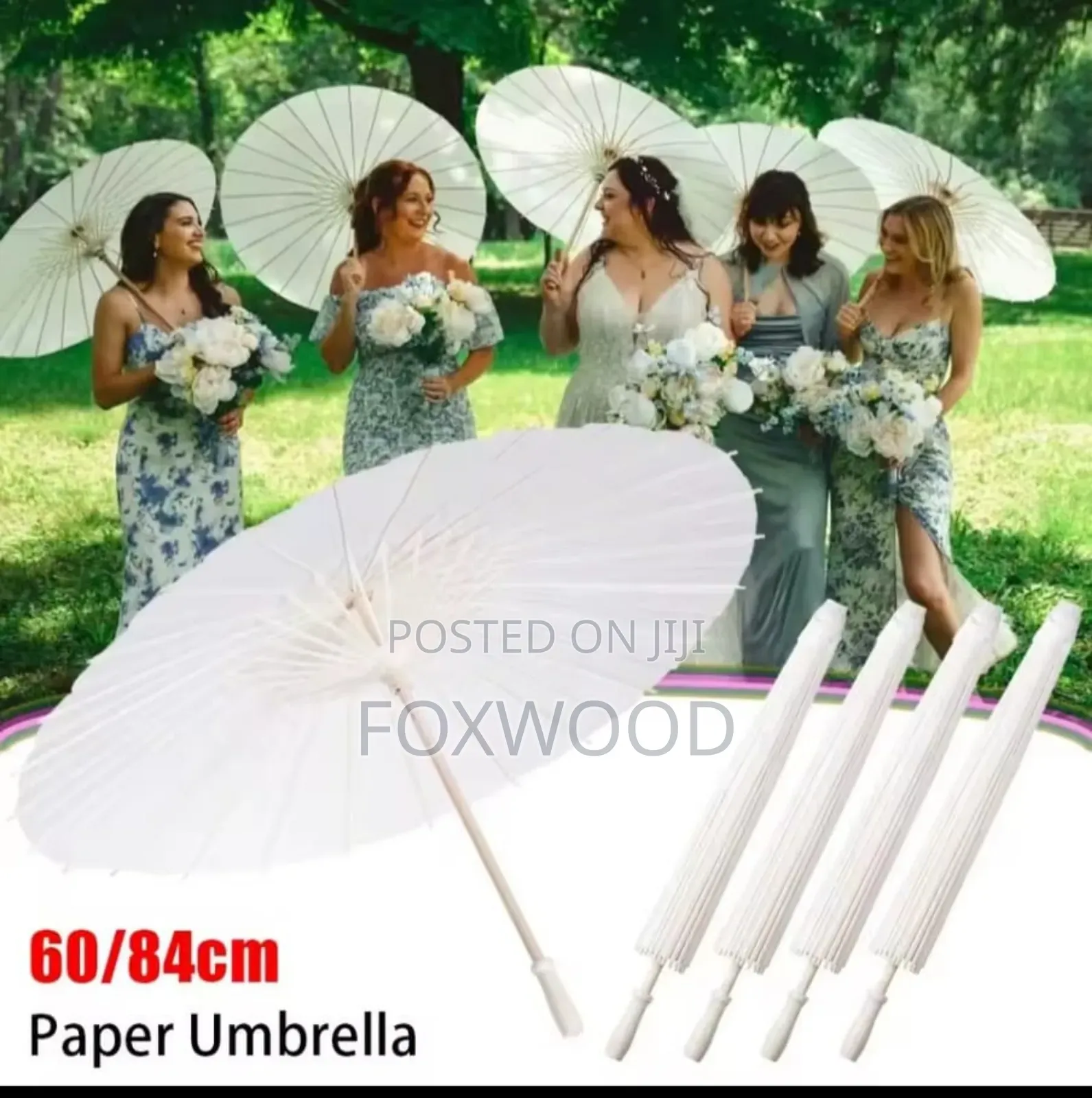 60cm Paper Parasol Umbrella 60/80cm