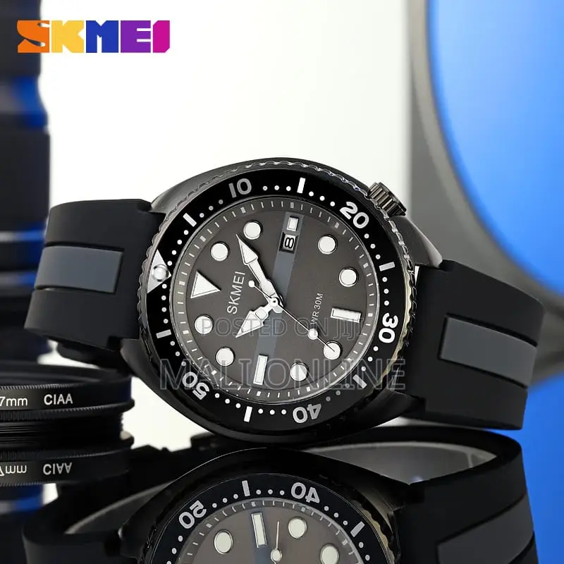 Skmei Gents Watch 2007 Men’S Rubber Strap Wristwatch
