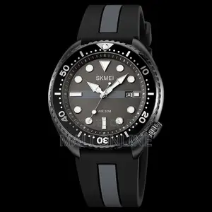 Skmei Gents Watch 2007 Men’S Rubber Strap Wristwatch