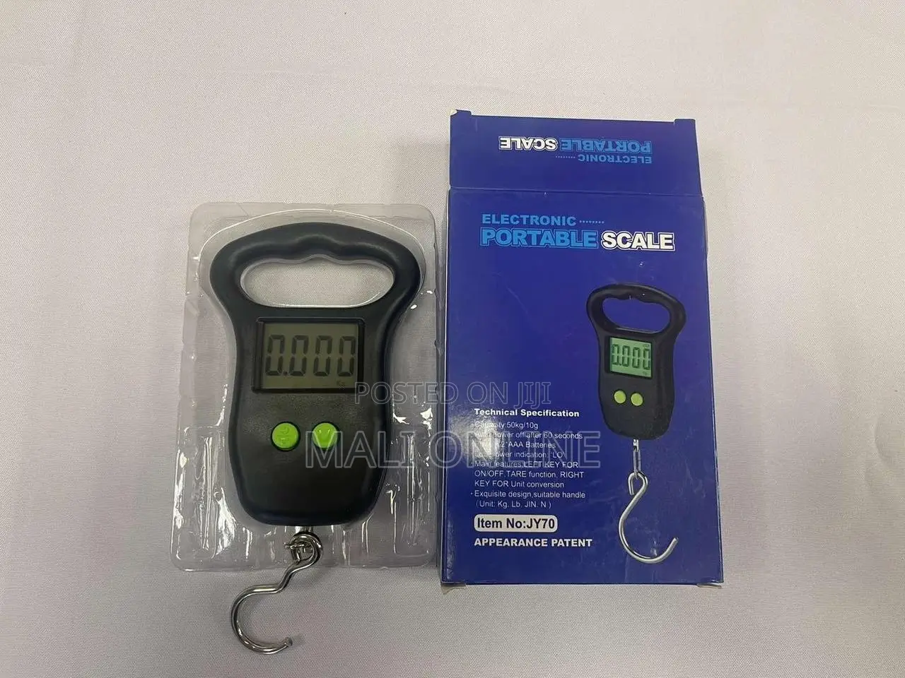 Portable Digital Hanging Weighing Scale 50kg/10g