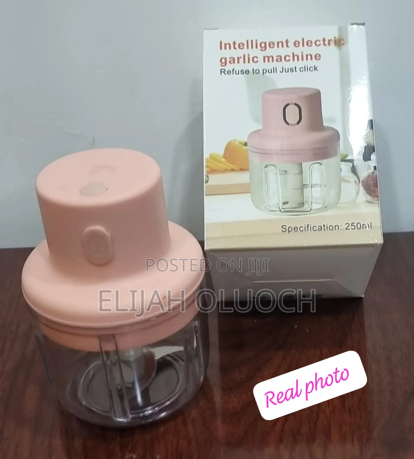 250ml Rechargable Intelligent Garlic Pepper Grinding Machine
