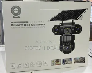 Triple Lens 4g Solar CCTV Camera