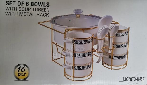 Jc7871 or Jcc7871 or Jc7873 Gucci 16pc Ceramic Soup Set + Burner