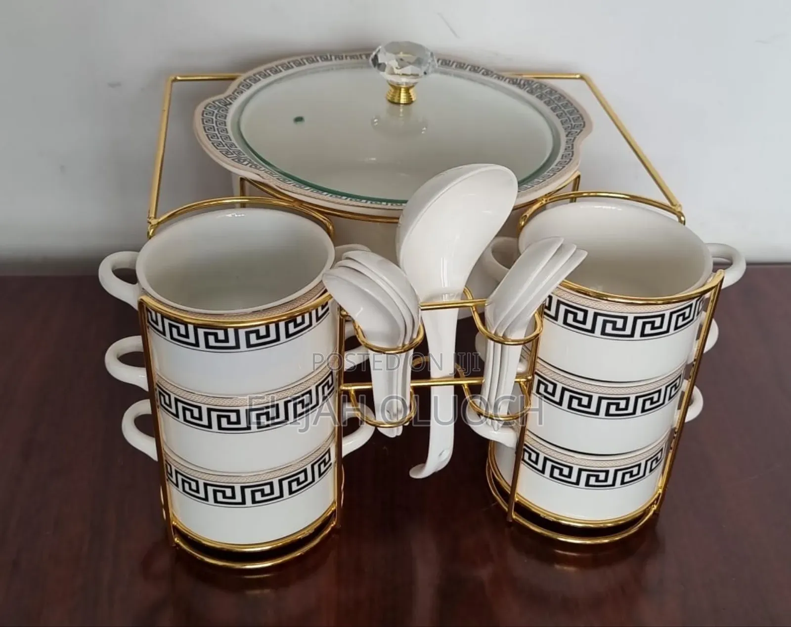 Jc7871 or Jcc7871 or Jc7873 Gucci 16pc Ceramic Soup Set + Burner