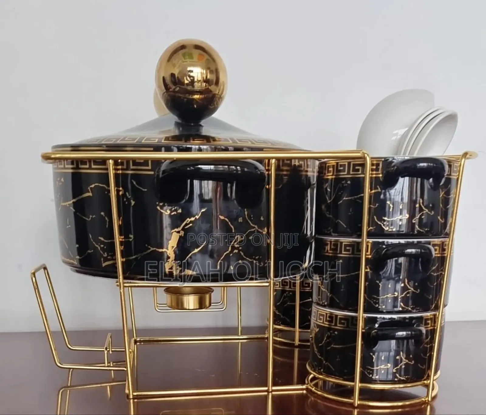 Jc7871 or Jcc7871 or Jc7873 Gucci 16pc Ceramic Soup Set + Burner
