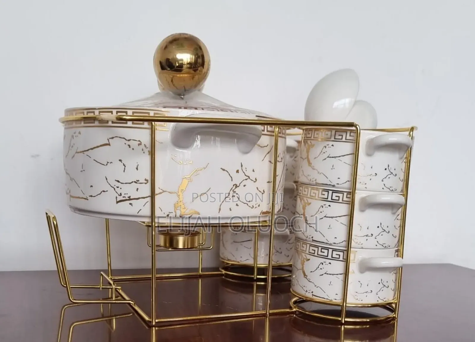 Jc7871 or Jcc7871 or Jc7873 Gucci 16pc Ceramic Soup Set + Burner