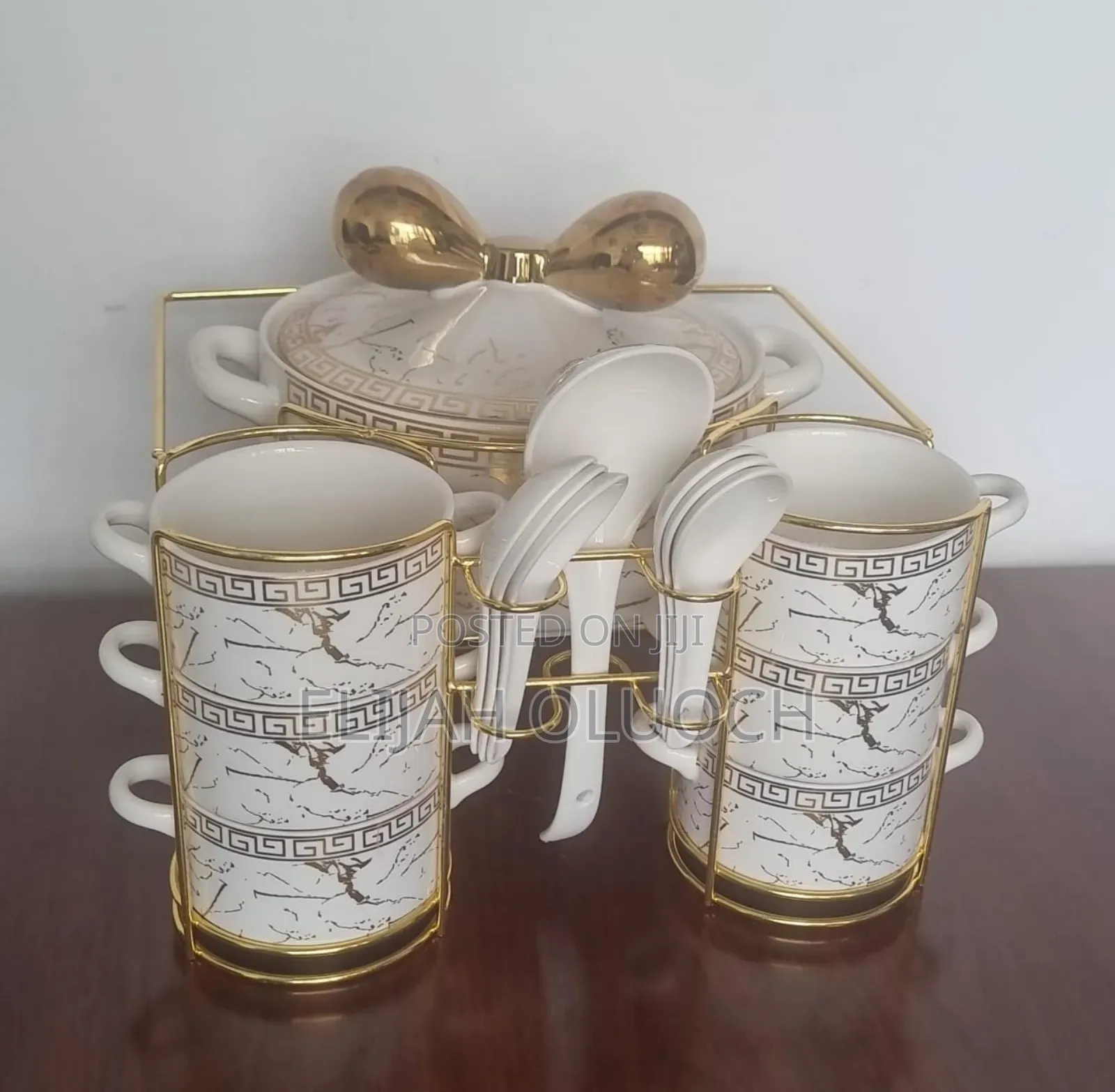Jc7871 or Jcc7871 or Jc7873 Gucci 16pc Ceramic Soup Set + Burner