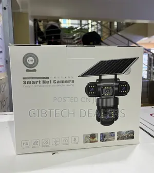 Smart Ai Camra Triple Lens 4g Solar CCTV Camera
