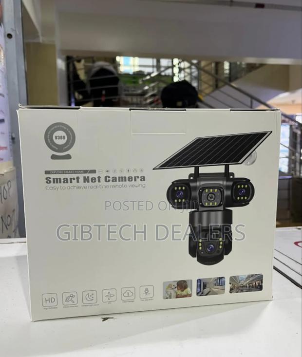 Smart Ai Camra Triple Lens 4g Solar CCTV Camera - thumbnail 3