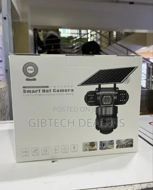 Smart Net Triple Lens Len 4g Solar CCTV Camera.