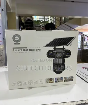 Smart Net Triple Lens Len 4g Solar CCTV Camera.