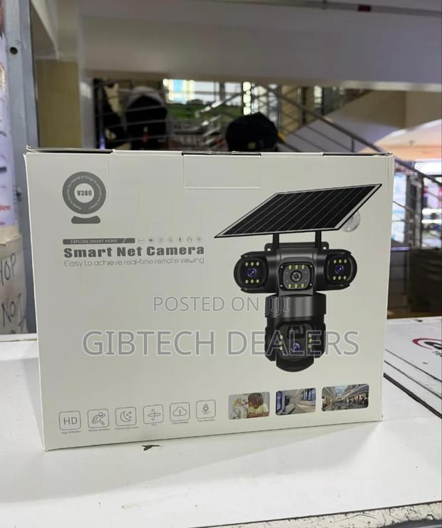 Smart Net Triple Lens Len 4g Solar CCTV Camera. - thumbnail 2