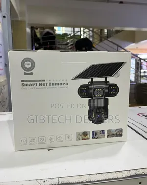 Smart Net Triple Lens Len 4g Solar CCTV Camera.