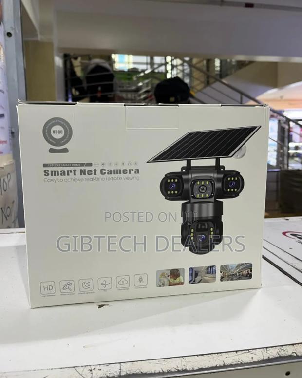 Smart Net Triple Lens Len 4g Solar CCTV Camera. - thumbnail 3