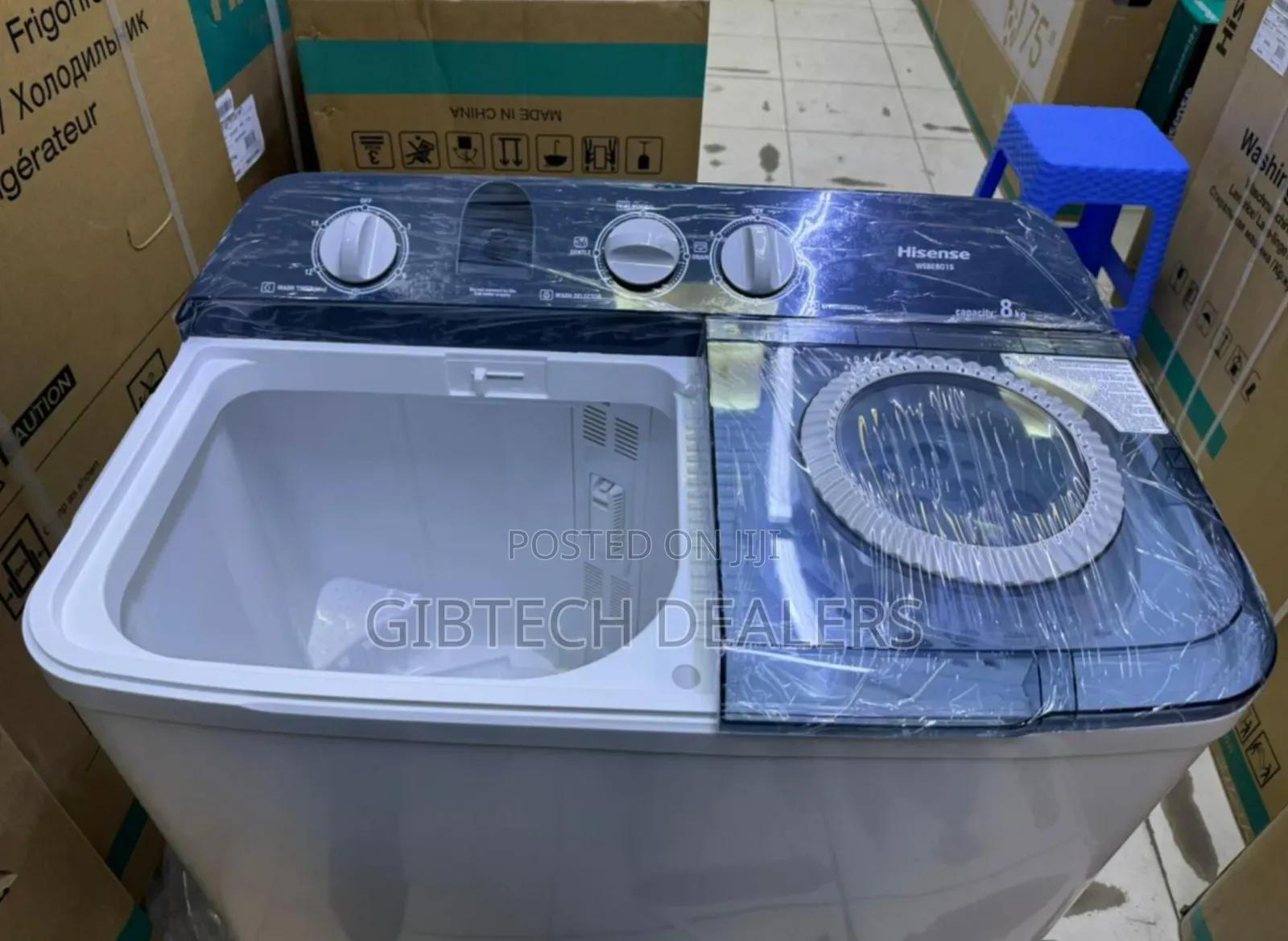 Hisense Washing Machine 8kg Twin Tub Wsbe801s Top Load