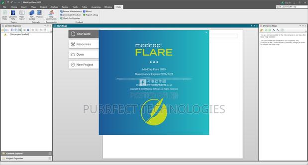 Madcap Flare 2025 - main view