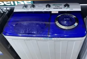 Hisense 13.5kgs Washing Machine Twin Tub White Semi-Automatic Wsrb143w