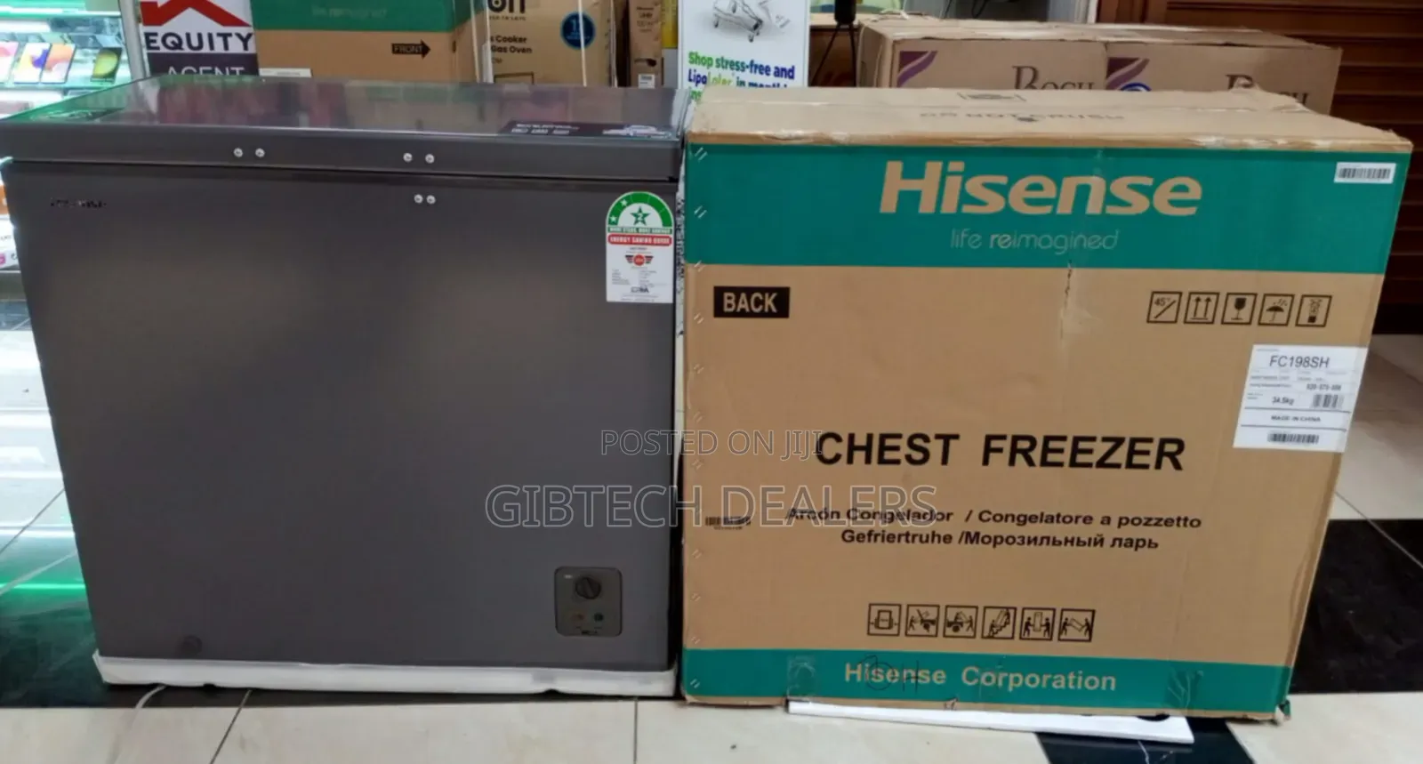 245 Litres Hisense Fc245sh Dual Chest Freezer