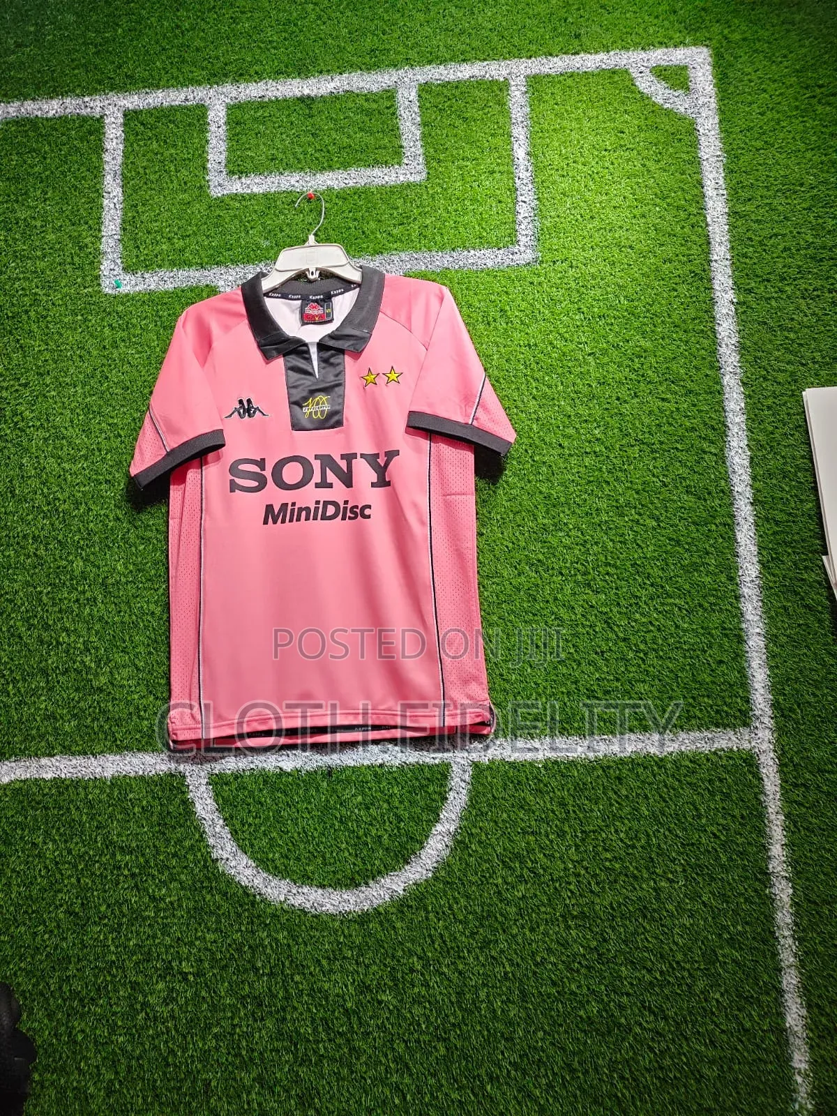 Juventus Pink Cenentary Retro Jersey 1997/1998
