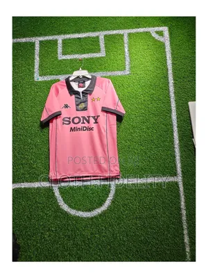 Juventus Pink Cenentary Retro Jersey 1997/1998