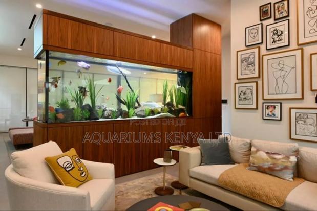 Custom Made Room Divider Aquarium - main view
