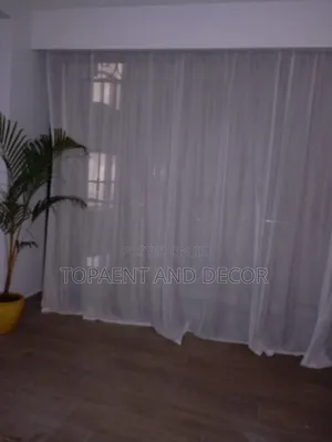 Modern Design White Window Sheers as Available