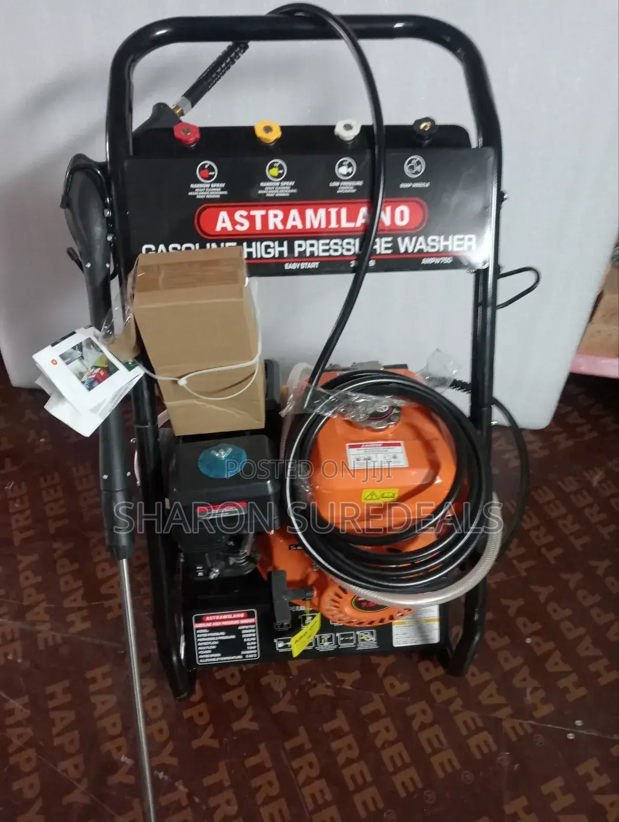 7.5hp Gasoline High Pressure Washer/3600psi