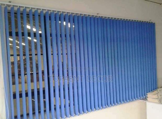 Ocean Blue Air Aeration Office Window Blinds - main view