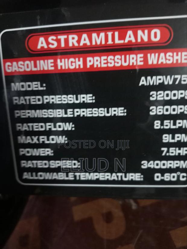 New Arrival Car Wash Machine/Pressure Washer Machine Astramilano - thumbnail 2