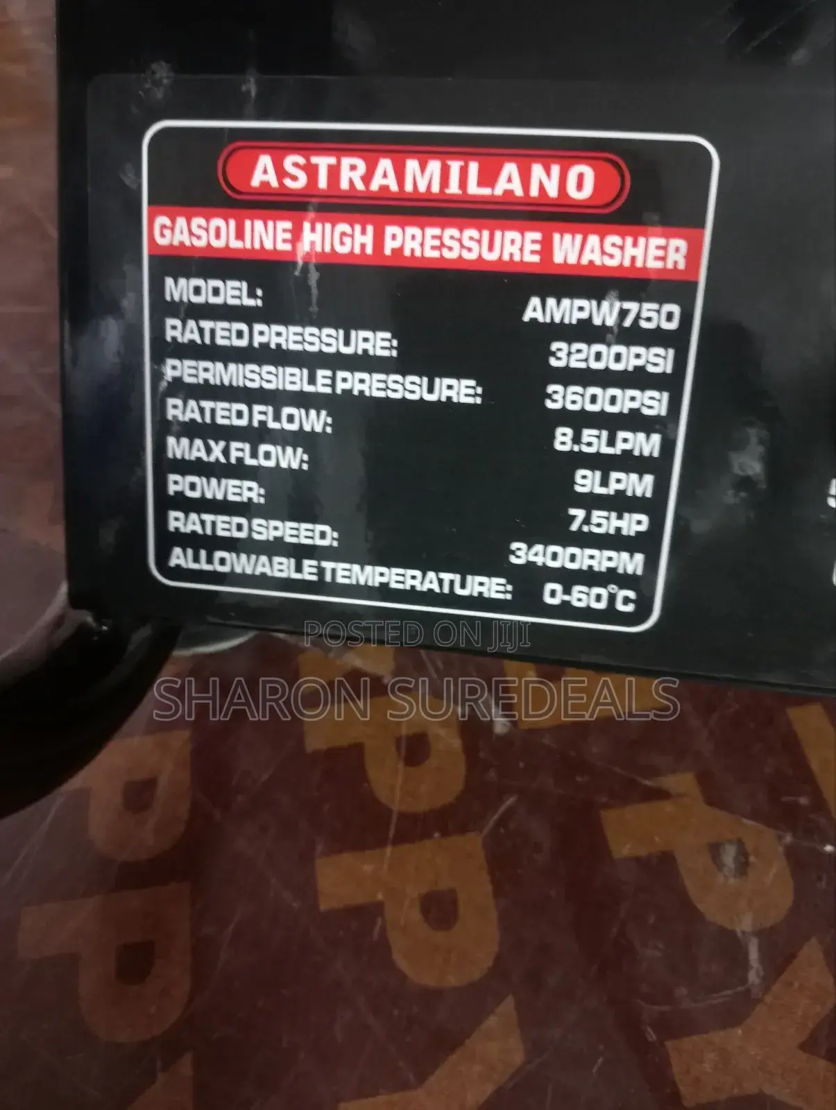 Heavy Duty High Pressure Washer 3600psi