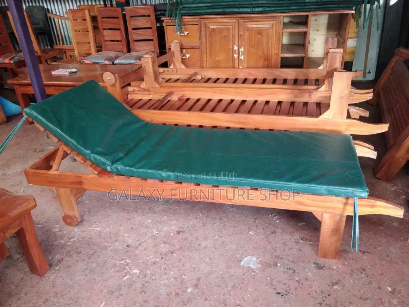 Wooden Sunlouge Beds