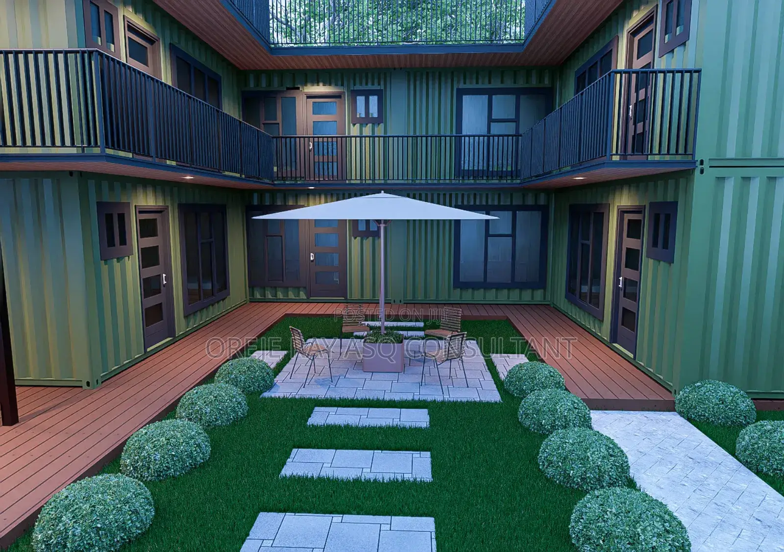 Container Design .And Architectural Plan