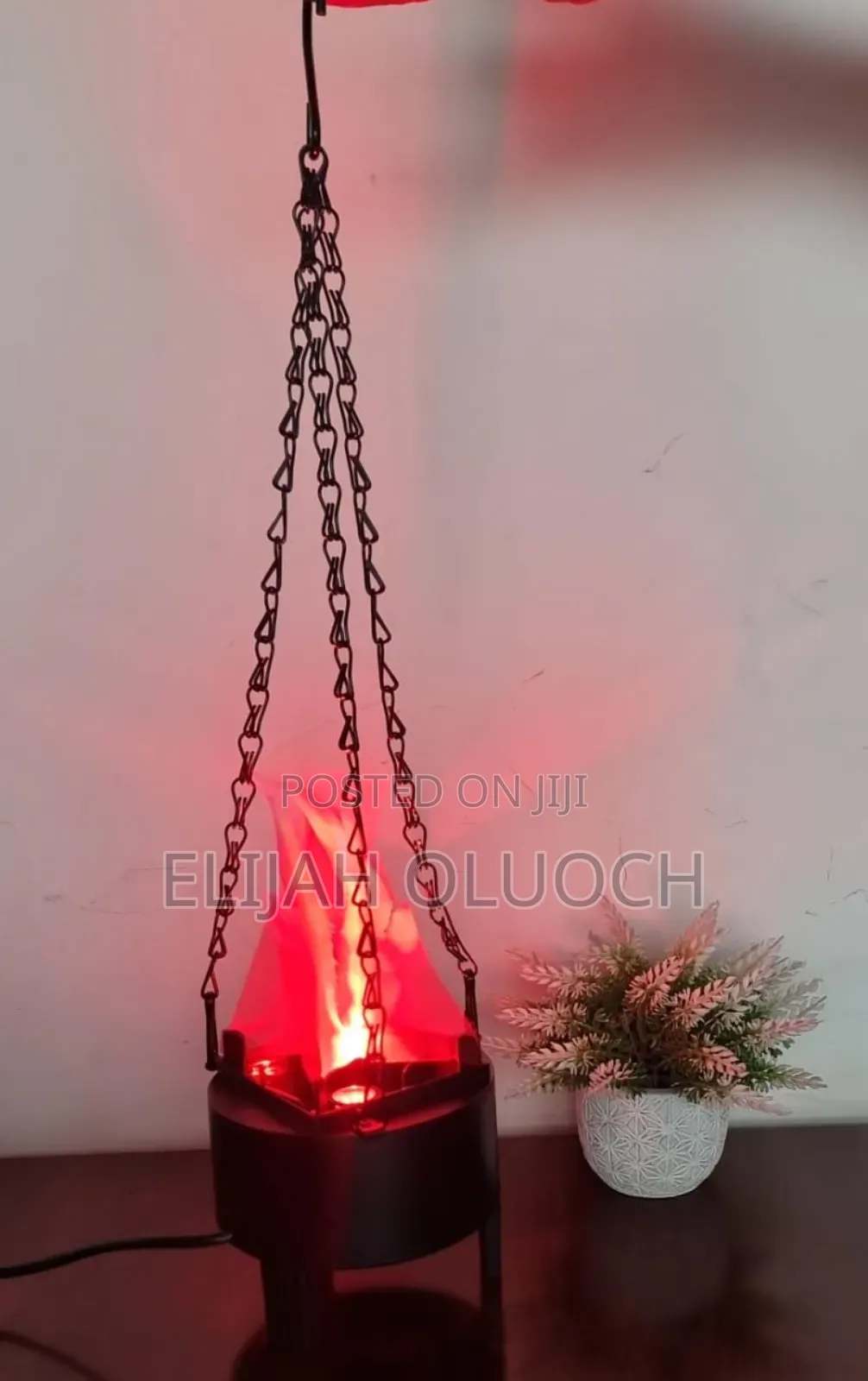 12cm Cylinder 3 Legged Hanging Chain Fireplace Now Available