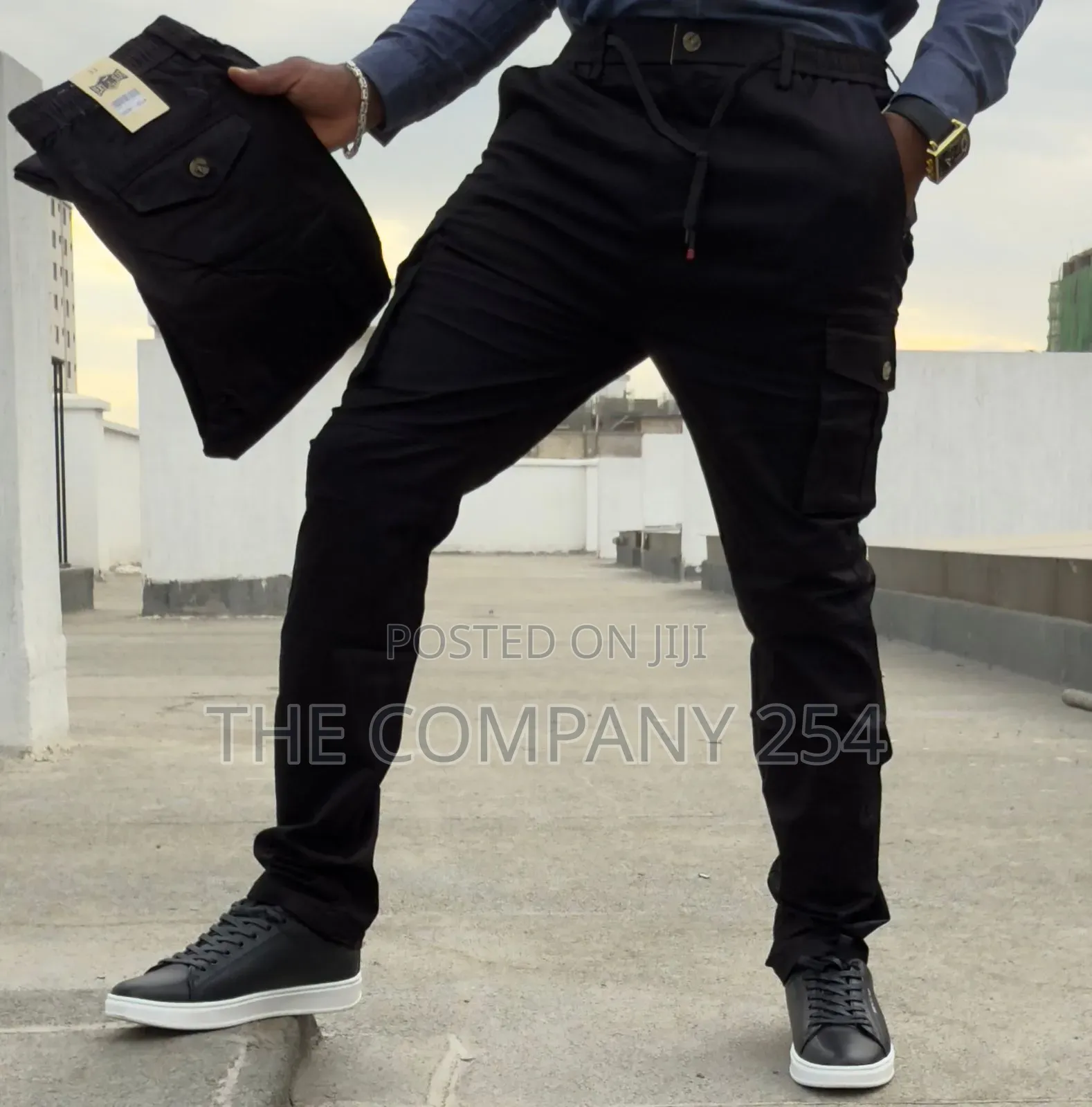 Quality Casual Khaki Made Side Pocket Slim Fit Cargo Pant Trouser