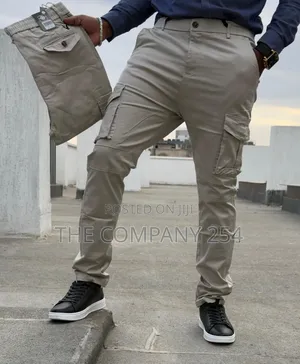 Quality Casual Khaki Made Side Pocket Slim Fit Cargo Pant Trouser