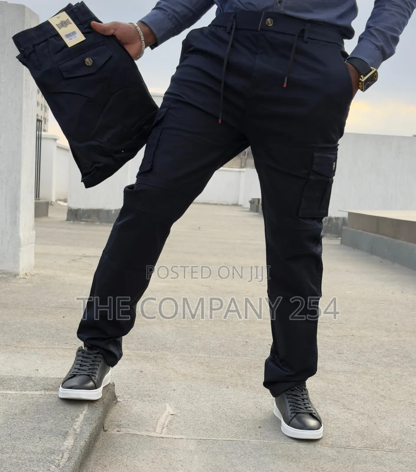 Quality Casual Khaki Made Side Pocket Slim Fit Cargo Pant Trouser