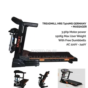 *Auto Incline Treadmill With Massage Belt