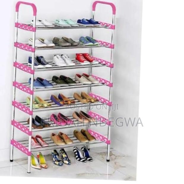 *8 Layer/Tier Mettallic Shoerack*