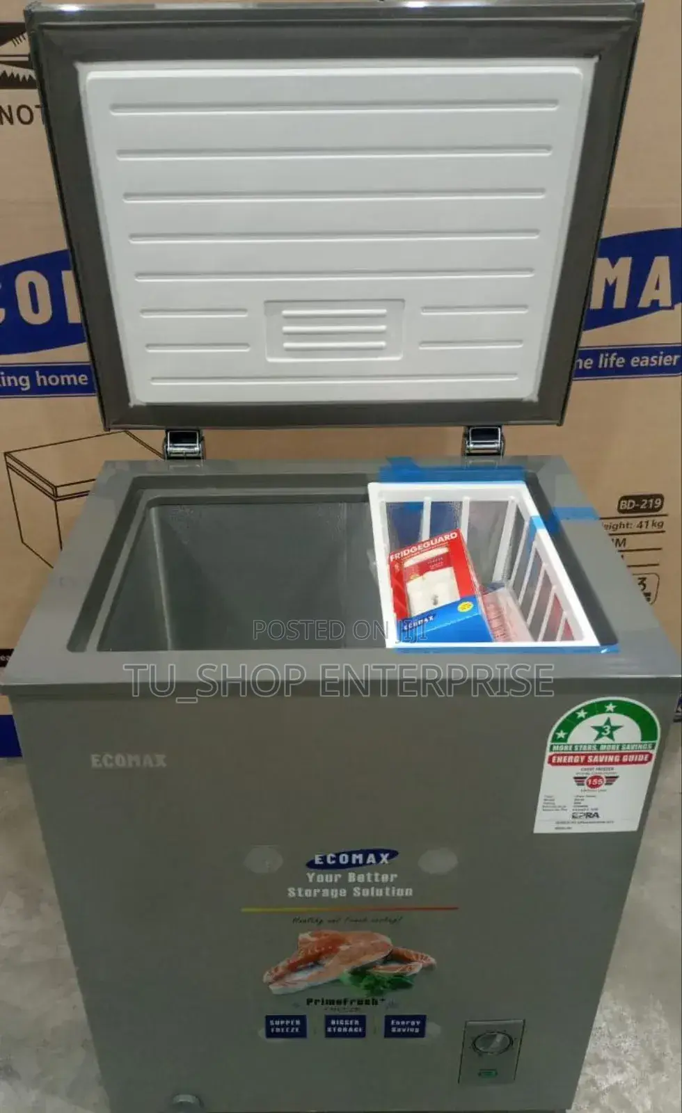 60 Litres Ecomax Deep Freezer
