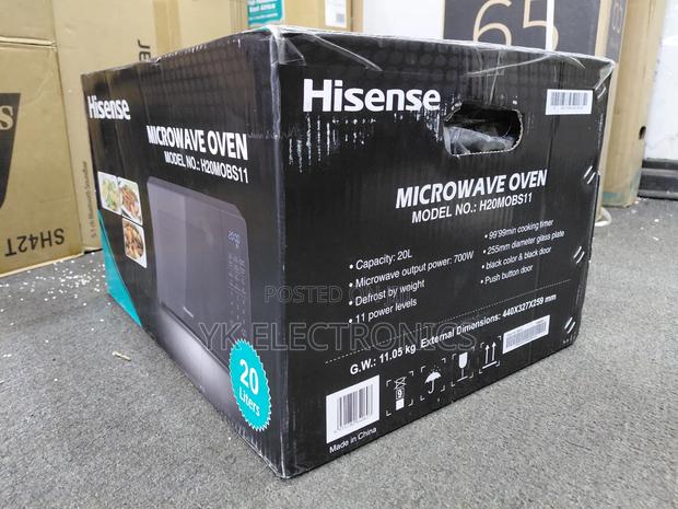 Hisense H20mobs11 Microwave Oven 20l Black - thumbnail 2