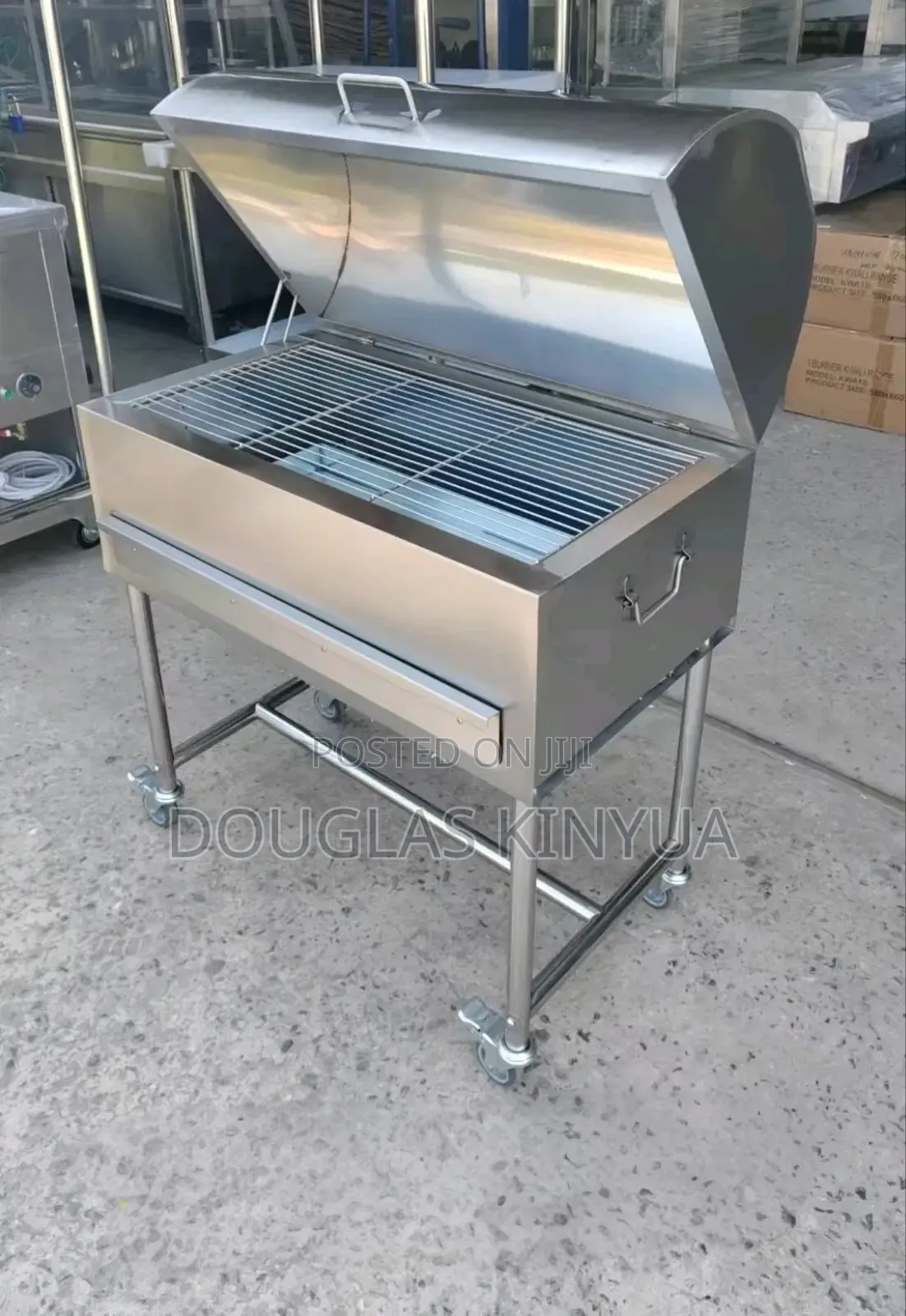 Stainless Steel Commercial Charcoal Grill ( Charcoal Choma Grill):
