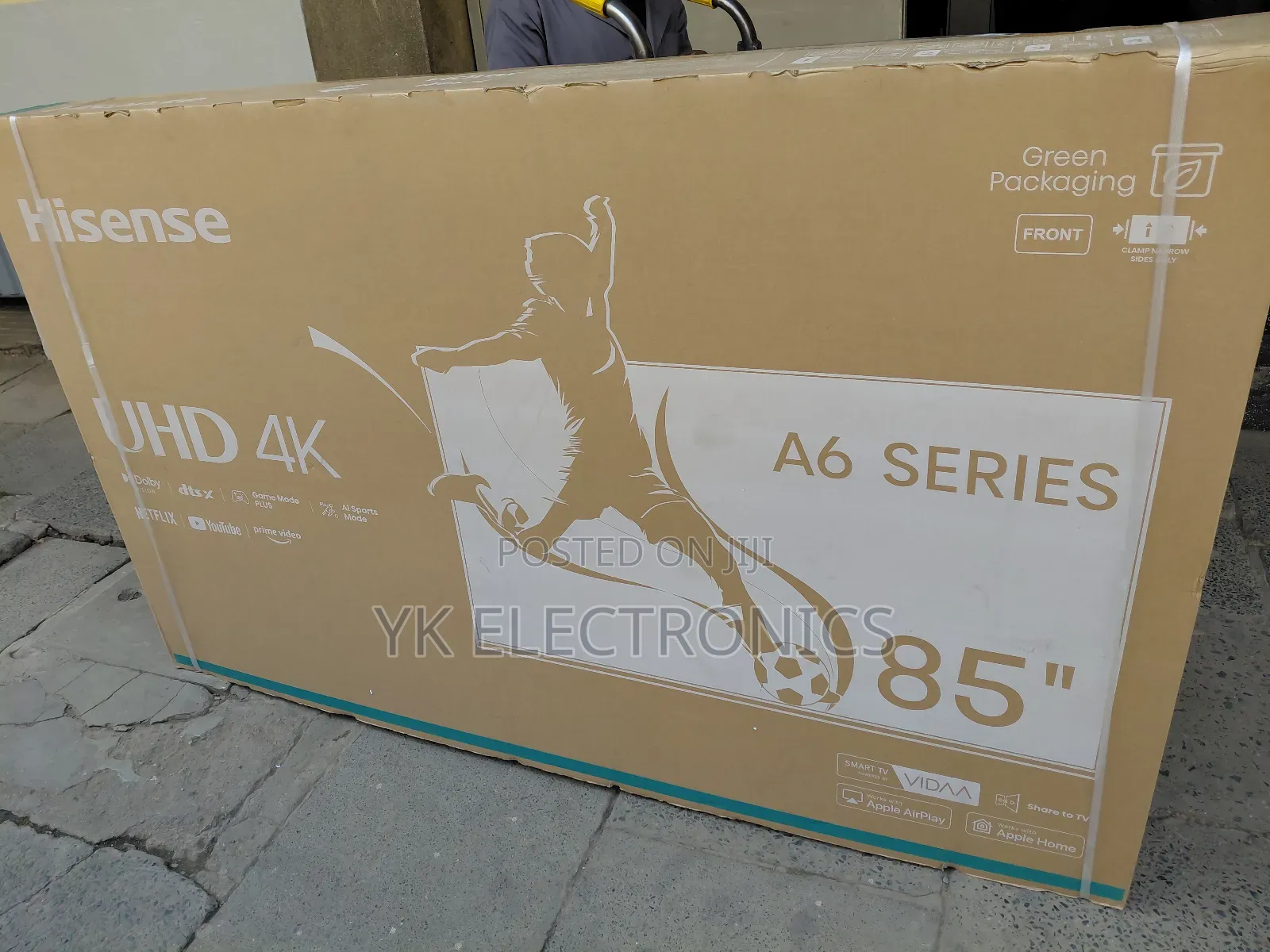 Hisense 85′′ A6n Uhd Smart Frameless Tv – 85a6n (2025 Model)