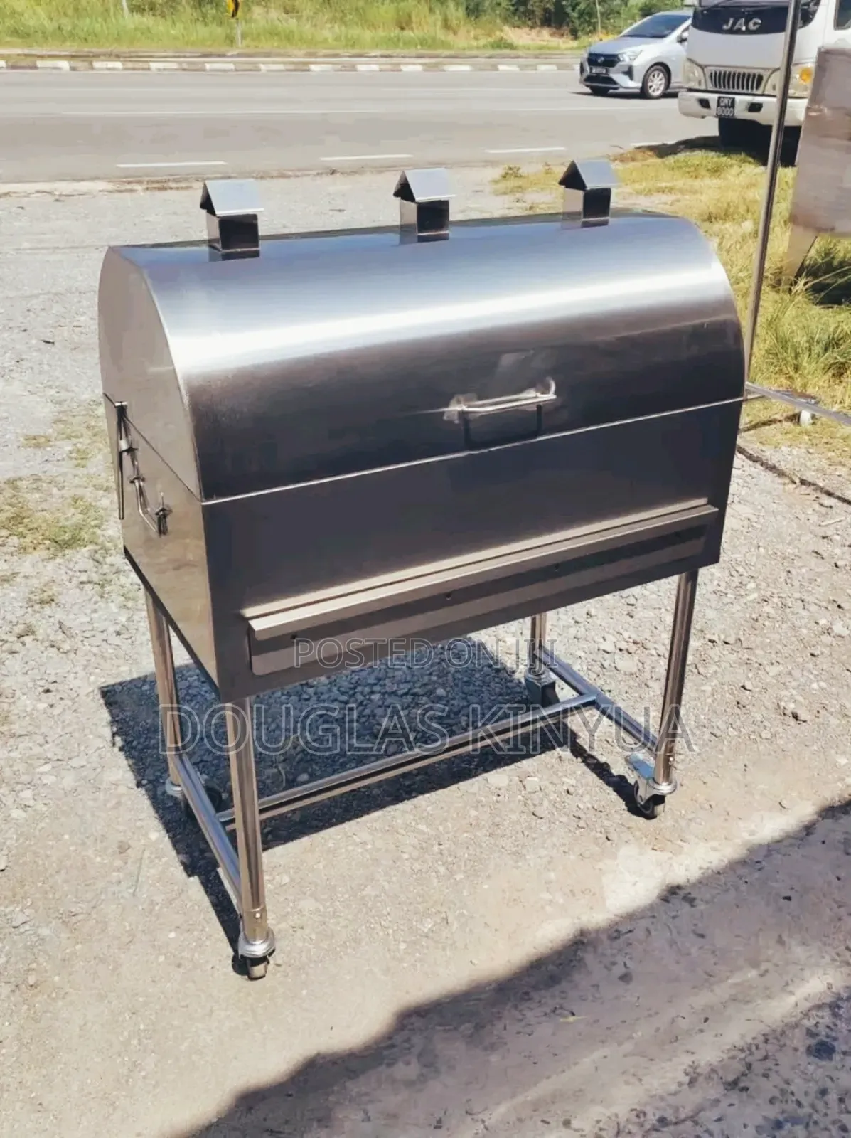 Ss Commercial Choma Grill ( Stainless Charcoal Grill).