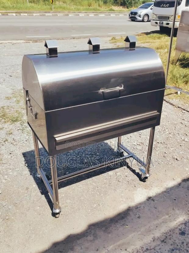 Ss Commercial Choma Grill ( Stainless Charcoal Grill).