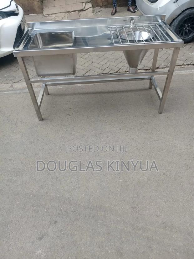 Hospital Sluice Sink ( Stainless Steel Sluice Sink):: - main view