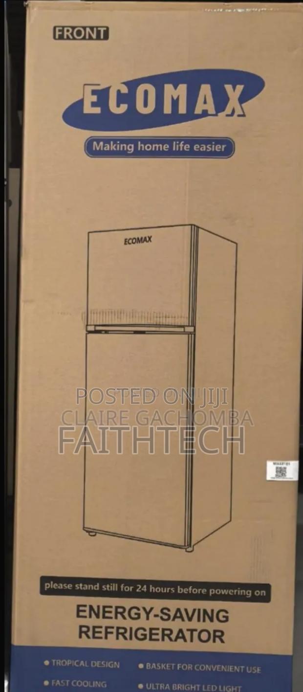 Ecomax 230 Litres Dark Silver Double Door Refrigerator