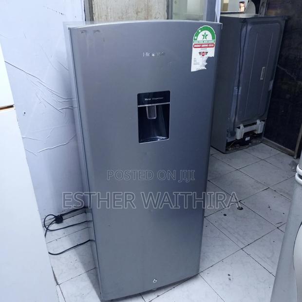 180litres Silver Single Door Fridge - main view