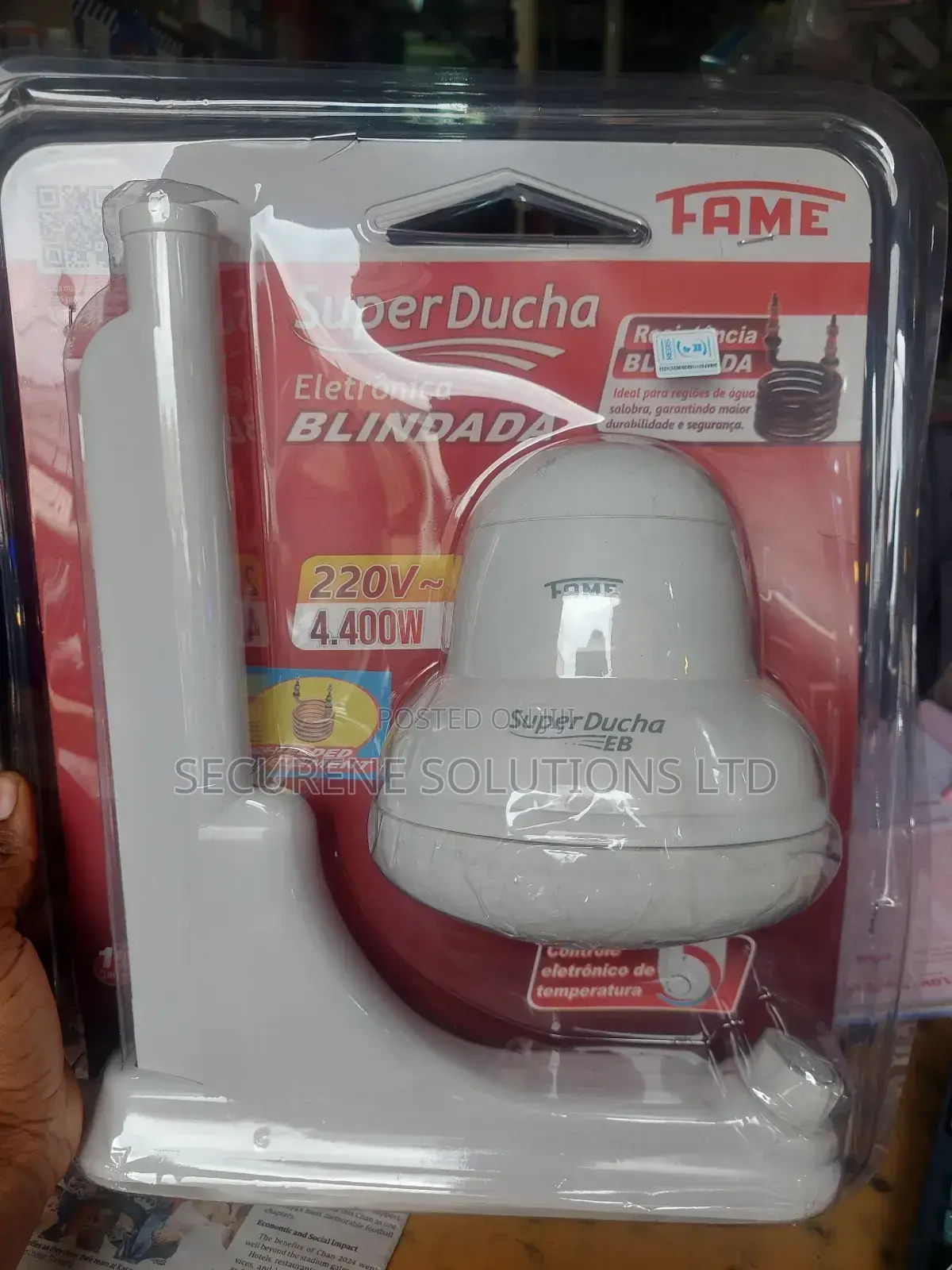 Fame Blindada Shower Head for Extremely Salty Water