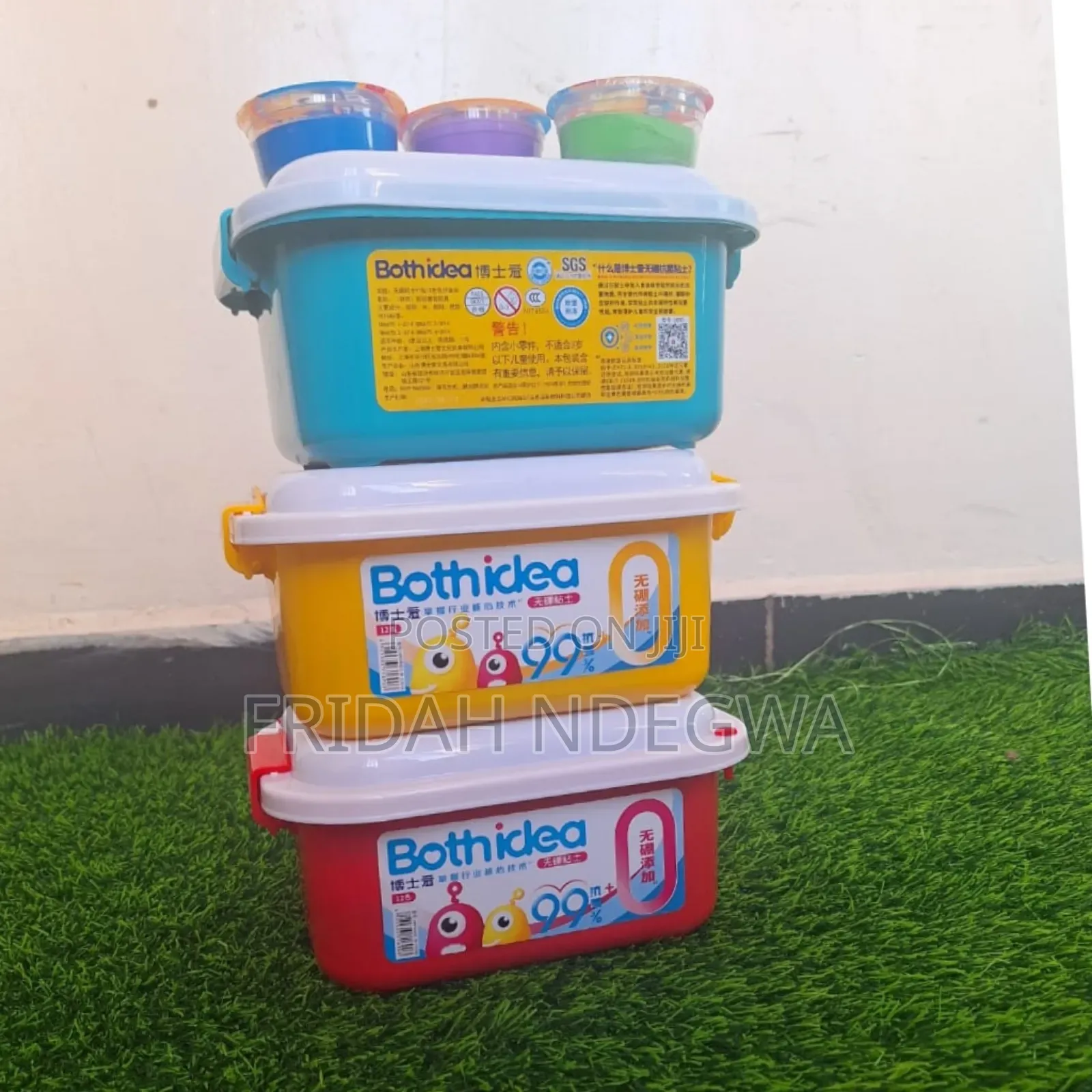 Modelling Clay 12pcs Per Tin Different Colours